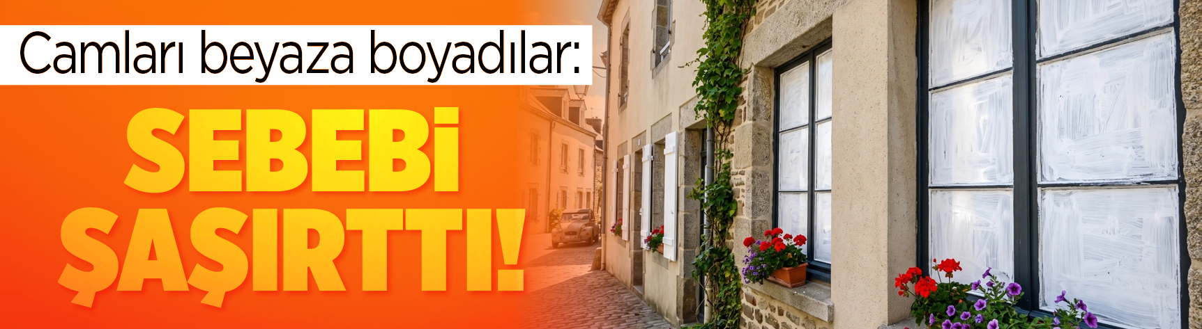 Camları beyaza boyadılar: Sebebi şaşırttı!