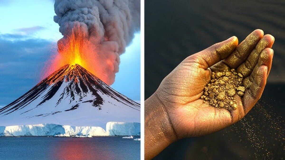 Erebus Yanardağı Sıradan Bir Volkan Değil Günde 80 Gram Altın Püskürtüyor!-1