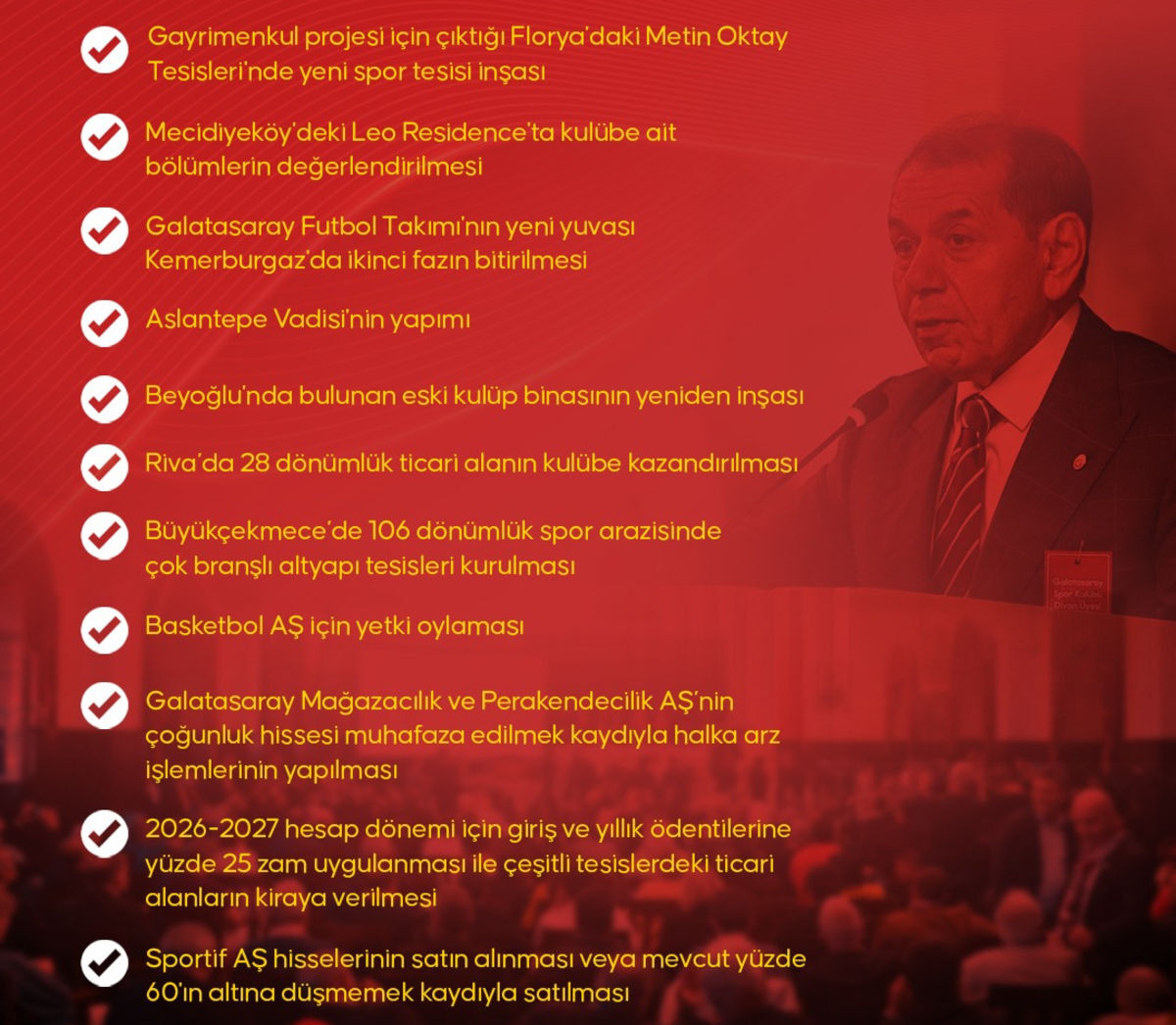 Galatasaray'da Tarihi Gün Dursun Özbek Çılgın Projesini Açıkladı 098765
