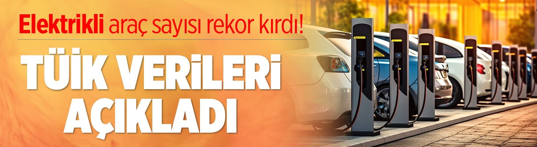 Elektrikli araç sayısı rekor kırdı! TÜİK verileri açıkladı