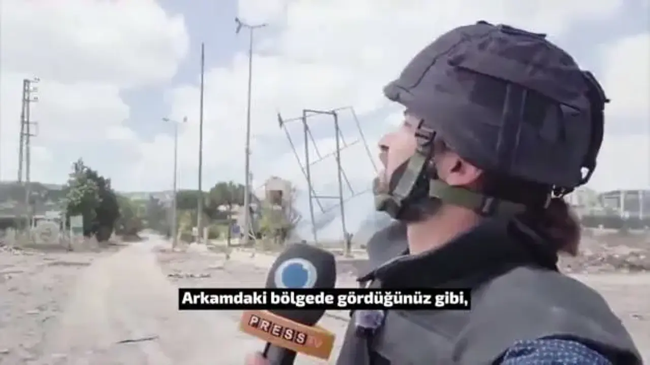 İsrail Lübnan'da gazeteciyi vurdu: Canlı yayında dehşet anları