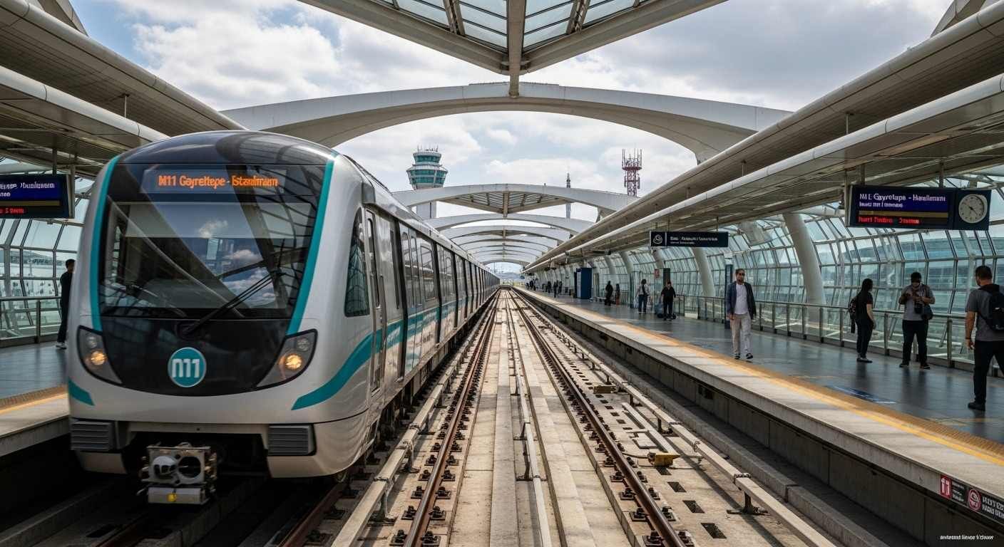 İstanbullular dikkat! TCDD duyurdu: M11 havalimanı metrosu o tarihlerde hizmet vermeyecek!