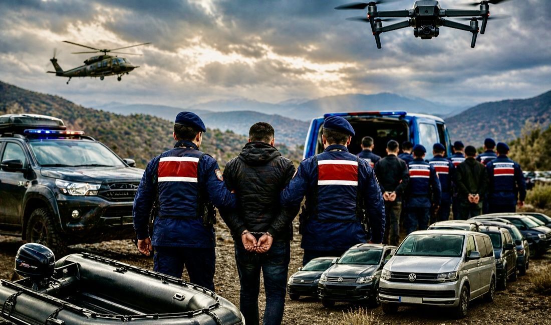 Jandarmadan 24 Ilde Eş Zamanlı Operasyon 48 Zanlı Yakalandı!V