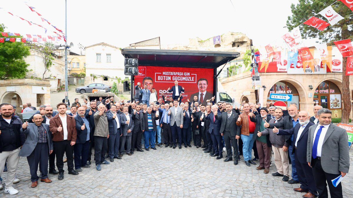 Saadet Partisi Mustafapaşa’da zafere odaklandı: Seçime iki gün kala Saadet Partisi'nde galibiyet inancı!