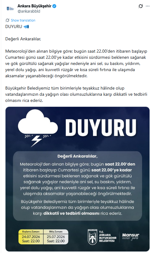 Ankara’da Dehşet Anları Yol Çöktü Araç Içine Düştü