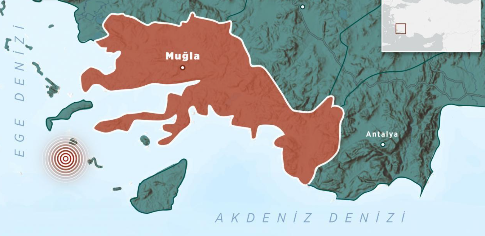 AFAD duyurdu! Akdeniz beşik gibi...Datça açıklarında deprem