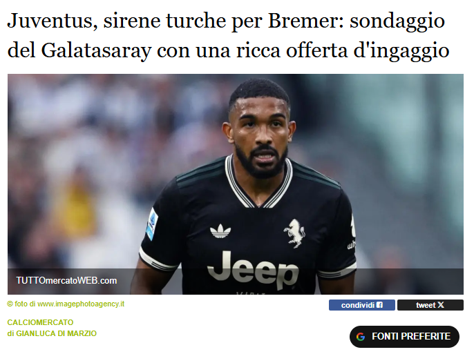 Galatasaray'dan Transfer Operasyonu Juventus'un Yıldızı Geliyor (1)-1