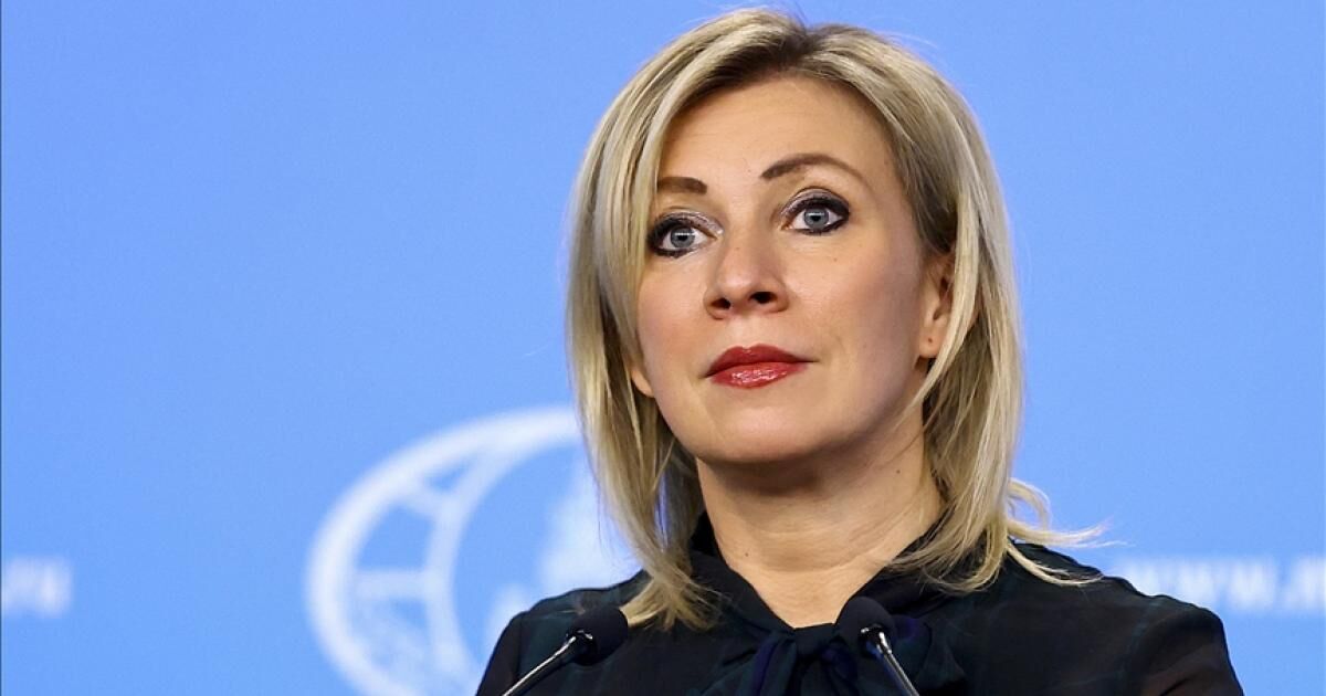 Rusya Dışişleri Bakanlığı Sözcüsü Mariya Zaharovaw