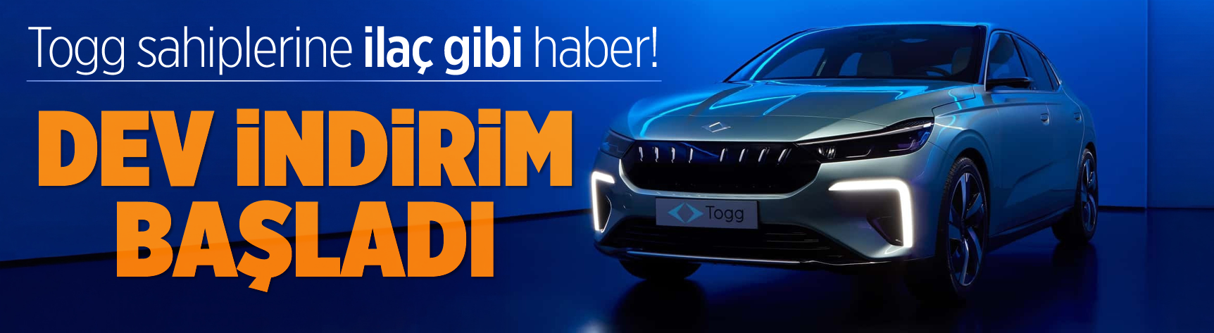Togg sahiplerine ilaç gibi haber! Dev indirim başladı