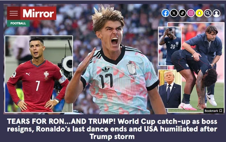 Trump Bunu Hak Etmişti Belçikalı Futbolcular Cevabı Sahada Verdi Danslı Gösteri Ile Dalga Geçti (3)