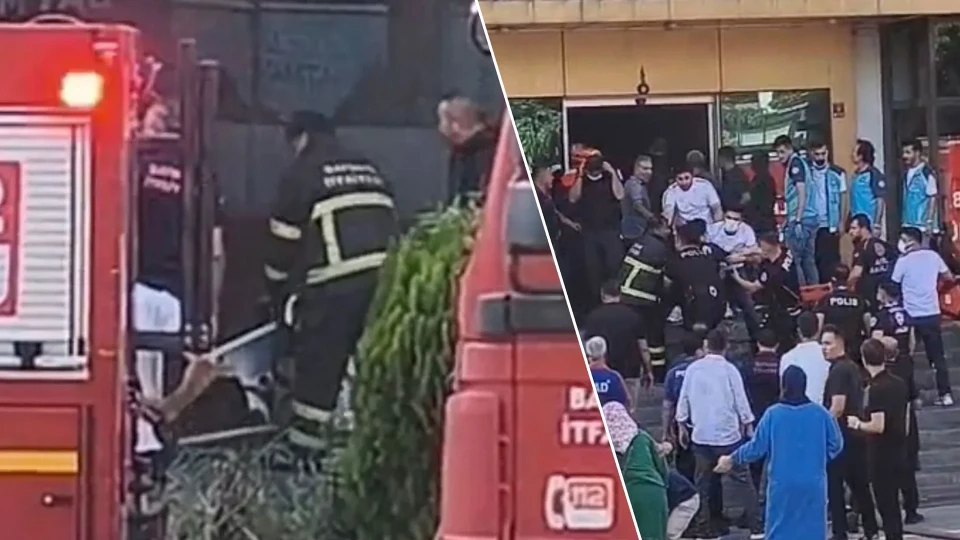 51Ae7B03 Batmanda Korkutan Yangin Spor Salonunda 30 Kisi Mahsur Kaldi
