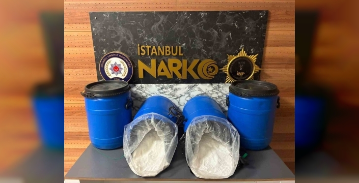 Kağıthane'de narkotik operasyonu: 2 gözaltı, 104 kilo zehir yakalandı!