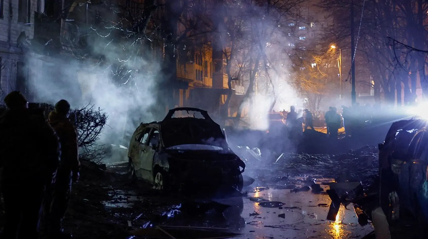 Kiev'de Kanlı Gece! Rus Füzeleri Sivilleri Uykusunda Vurdu 9 Ölü, 28 Yaralı!R-1
