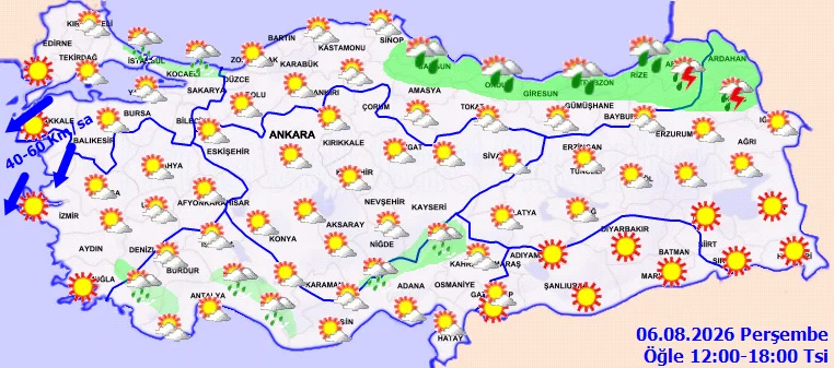 Meteoroloji Den Saganak Ve Sicaklik Uyarisi