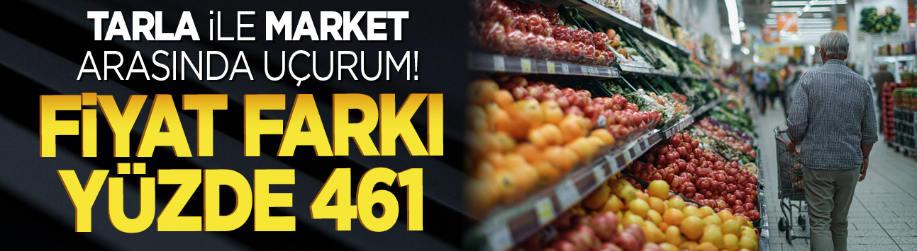 Tarla ile market arasında uçurum! Fiyat farkı yüzde 461