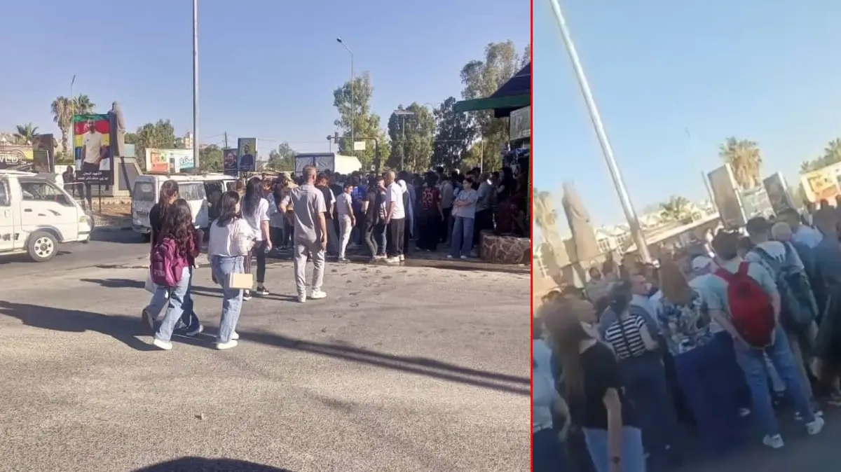 Terörist Uşağı Da Teröristlik Yapıyor İsrail Yanlısı Dürziler, Çocukların Okula Ve Sınava Gitmesine Engel Olmuyor!
