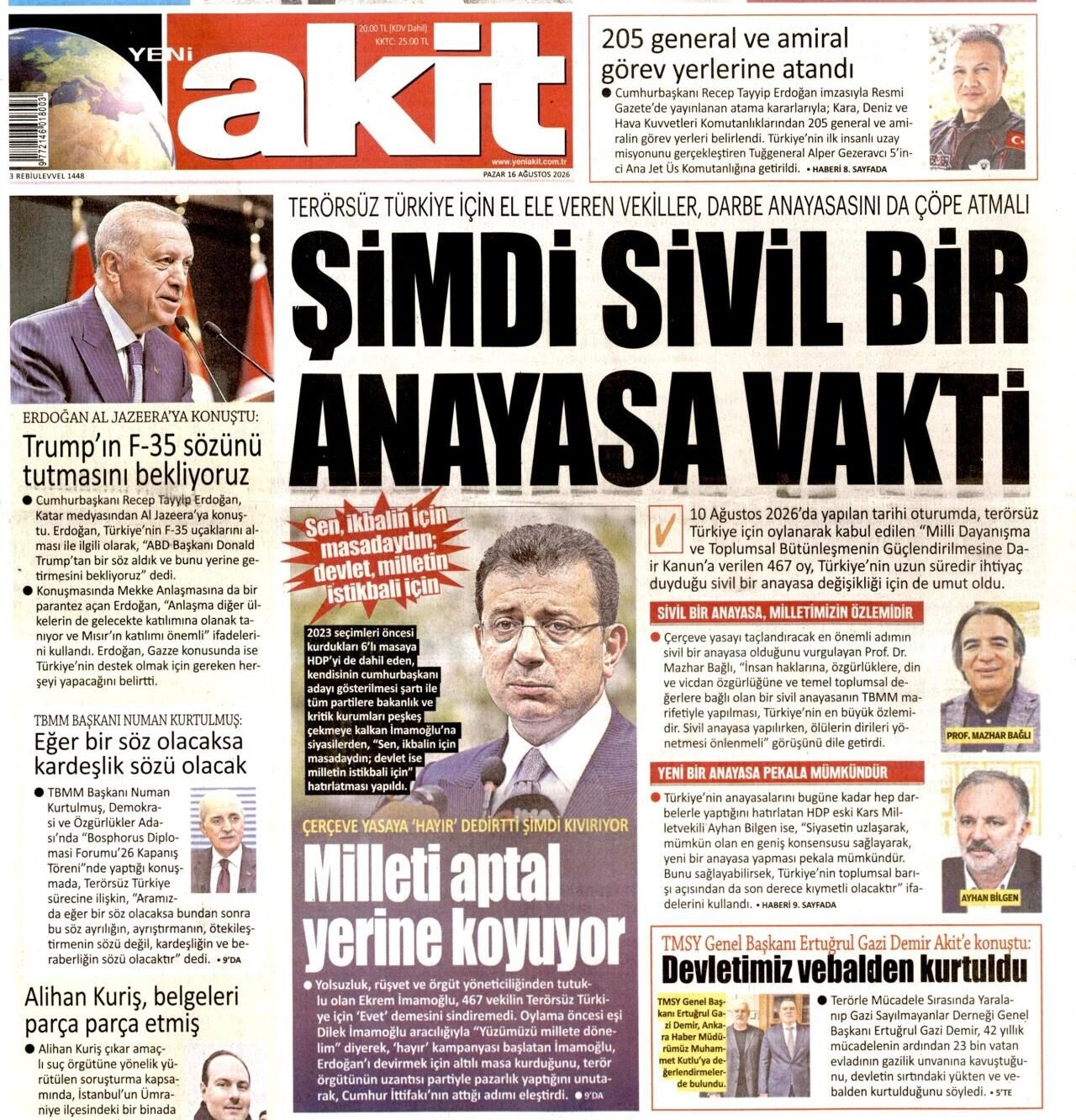 Yeni Anayasa Mı, Önce Mevcut Anayasaya Sadakat Mi