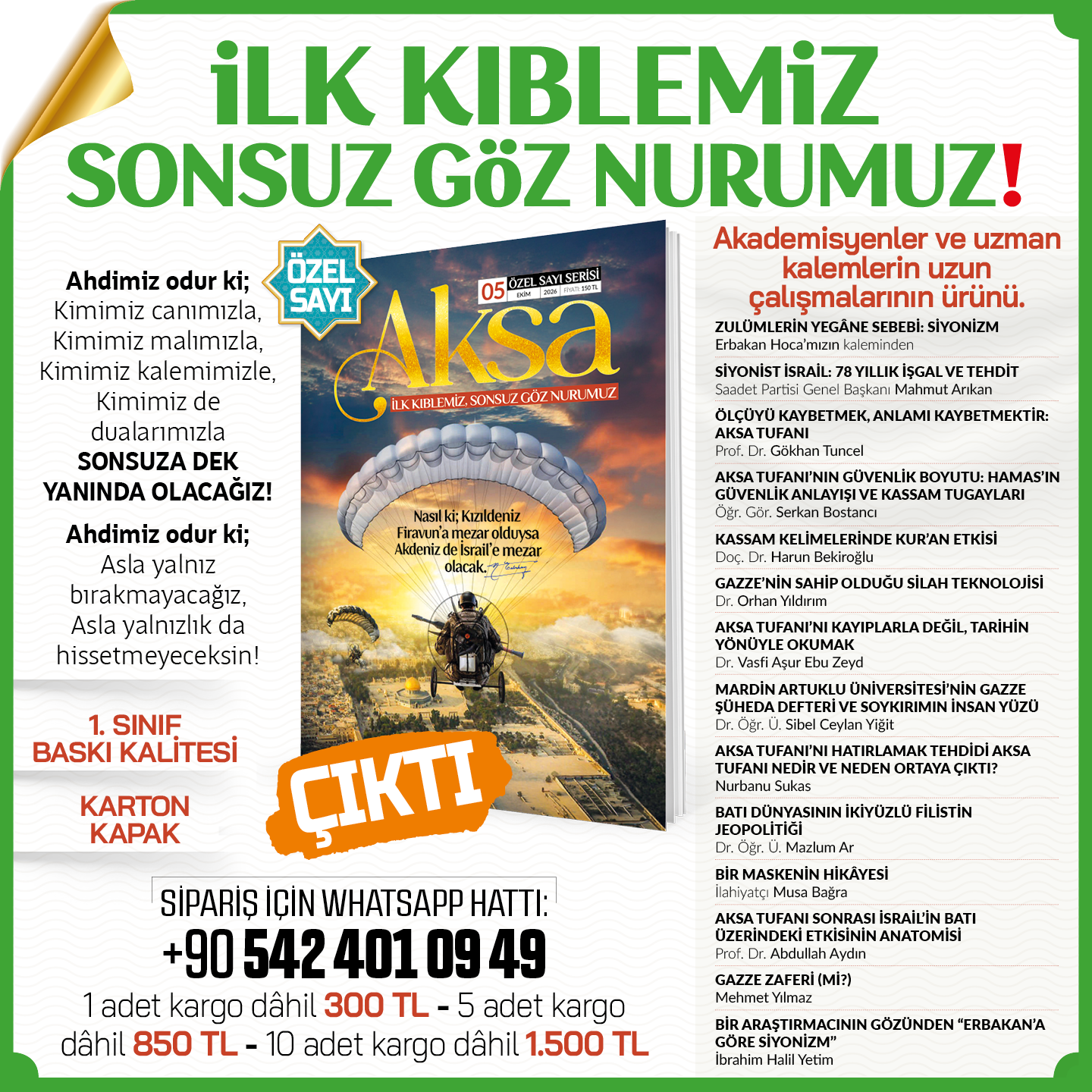 Aksa Ekim 2026 Internet Manşet 1080 1080