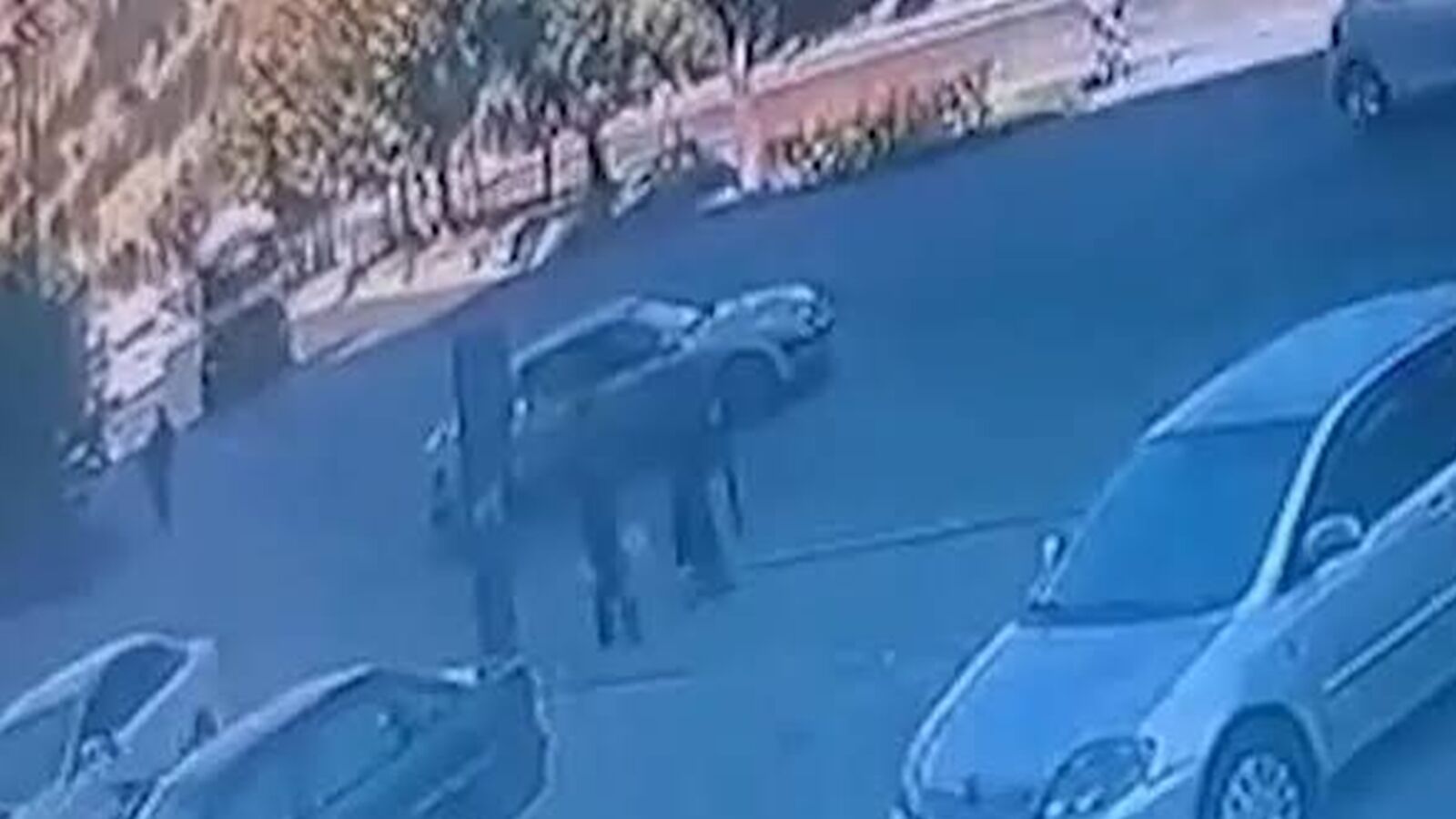 Ankara'da 5 kişinin yaralandığı kaza güvenlik kamerasında