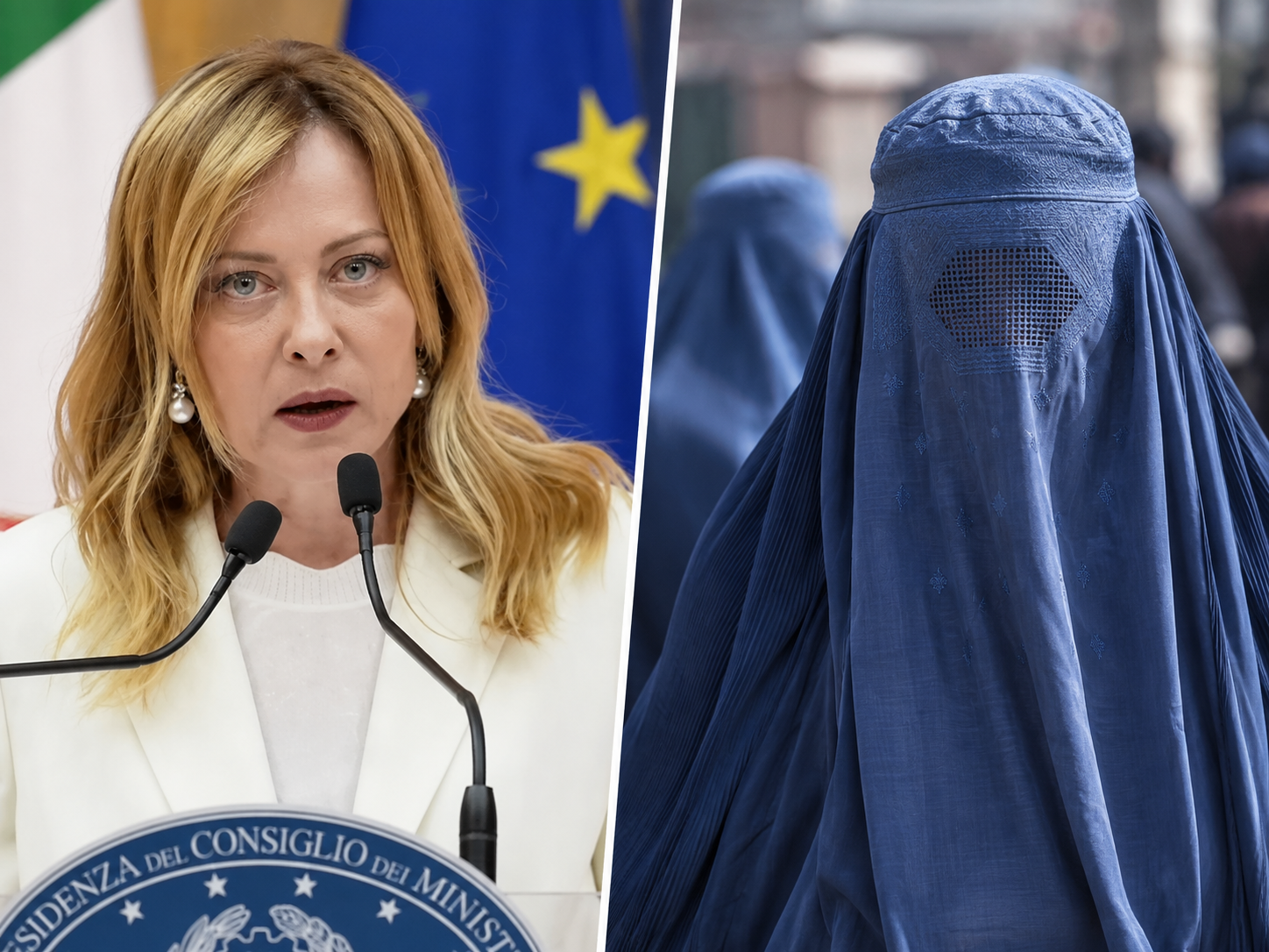 İtalya'da Meloni Hükümetinden Tartışmalı Karar Okullarda Peçe Ve Burkaya Yasak! Uymayana Ağır Ceza...-1