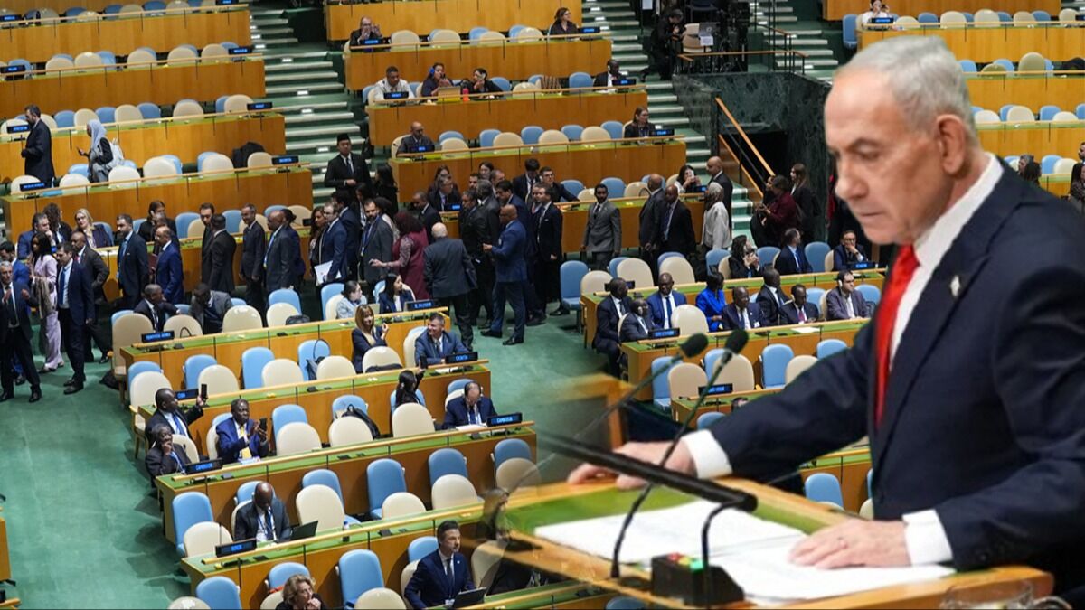 Katil Kürsüye Çıktı Salon Boşaldı Ama… En Azından Bu Kadarını Yapsaydınız Ama Nafile! Netanyahu’yu Dinleyen O Iki Ülke Azerbaycan, Baee