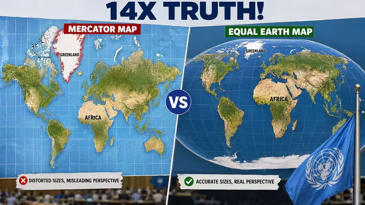 Mercator Çöpe, Equal Earth Devrede! Haritalardaki Büyük Sahtekârlık Bitiyor Tüm Dünya 'Evet' Dedi, Abd Karşı Çıktı!E