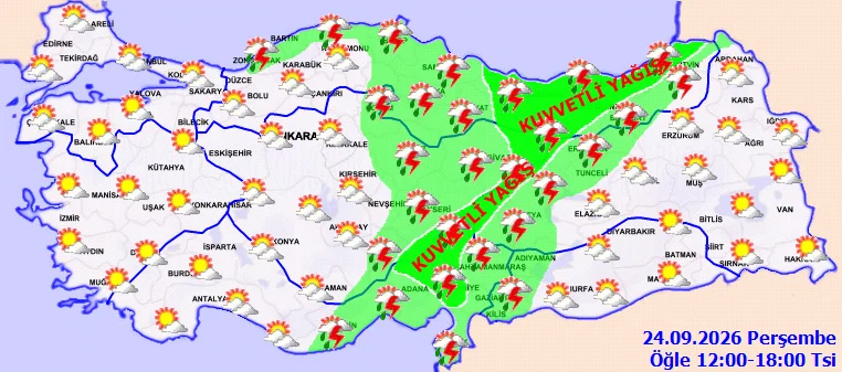 Meteoroloji Den Saganak Uyarisi-18