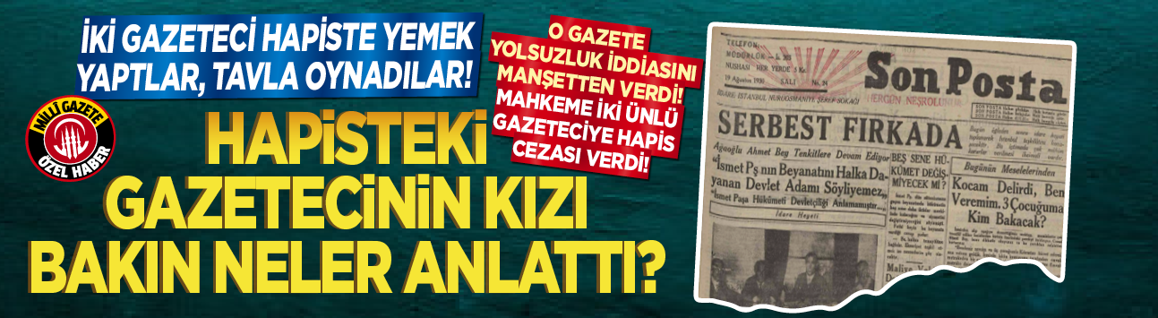 O gazete yolsuzluk iddiasını manşetten verdi: Mahkeme iki ünlü gazeteciye hapis cezası verdi