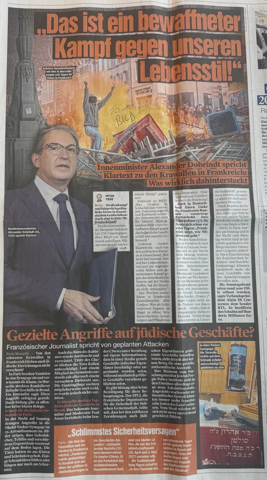 Alman Kamuoyundan Çıkarabildiğim Fransa Gerçeği