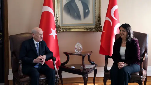 Bahçeli ile DEM Parti heyeti Meclis’te görüştü!