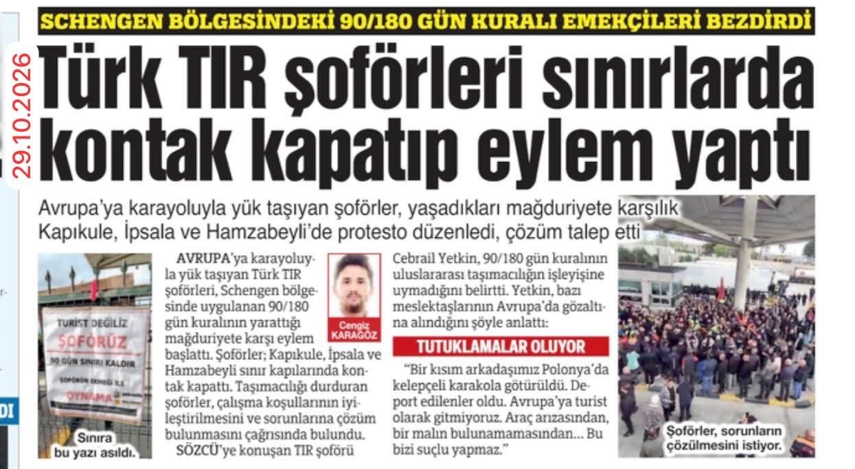 Dünya Liderliği Söylemleri Sınır Kapısındaki Şoförün Sorununu Çözmüyor