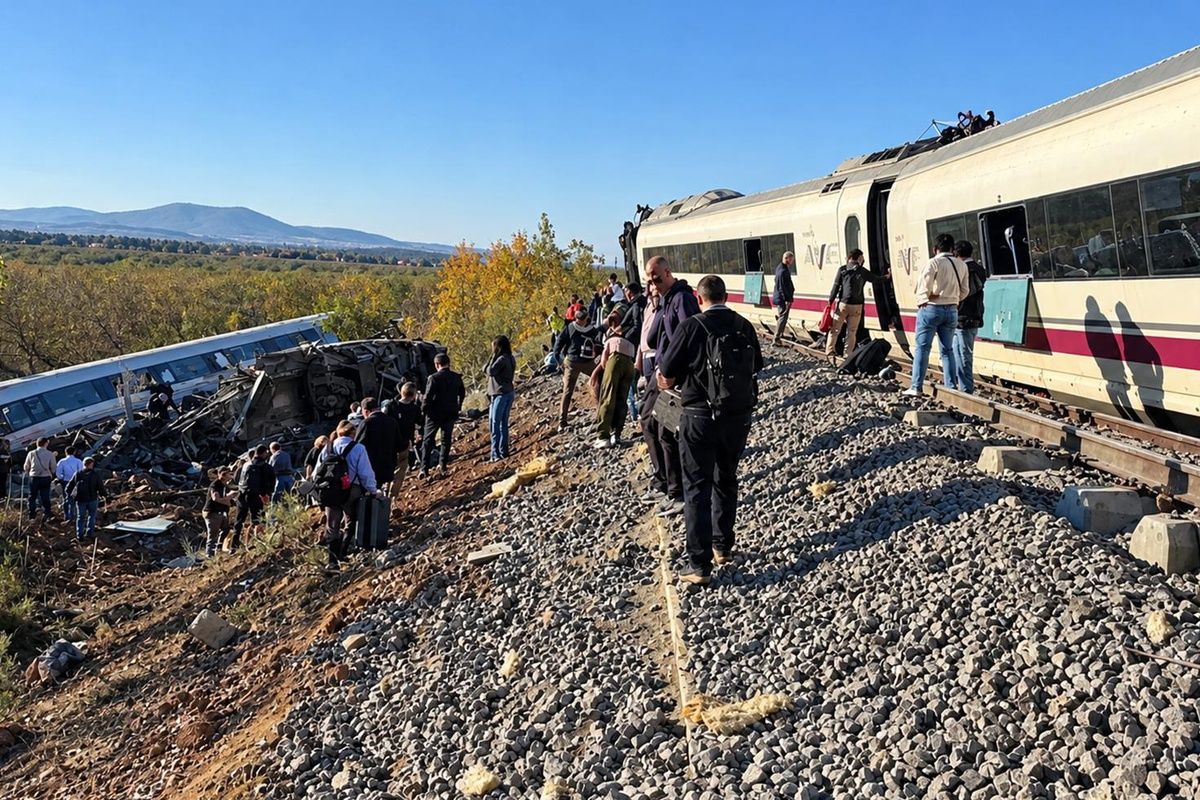 İspanya'daki Tren Faciasında Ölü Sayısı 68'E Yükseldi 3 Günlük Yas Ilan Edildi (1)