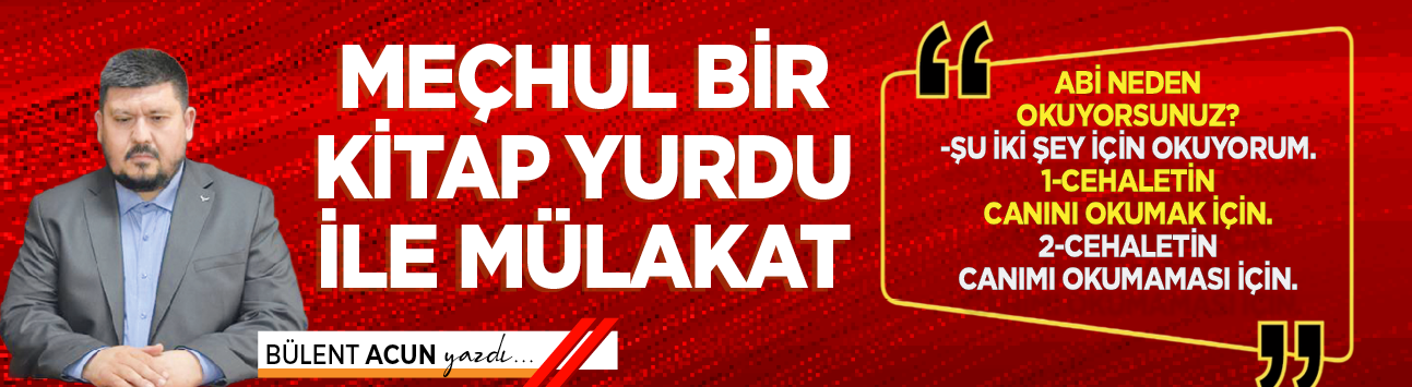Meçhul bir kitap yurdu ile mülakat