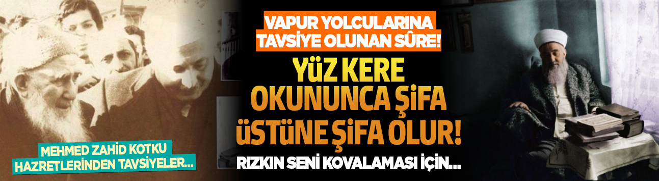 Mehmed Zahid Kotku Hazretlerinden tavsiyeler
