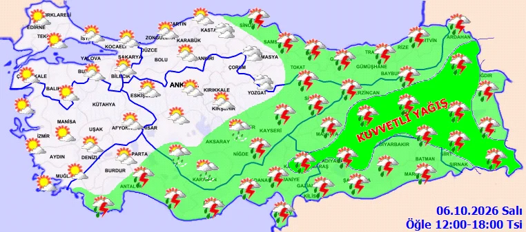 Meteoroloji Den Saganak Uyarisi-19
