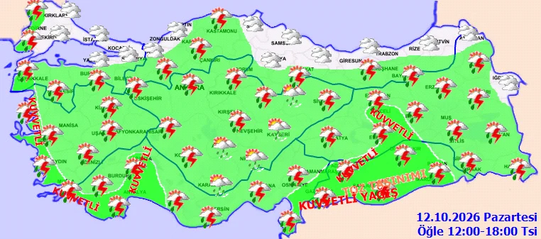 Meteoroloji Den Saganak Uyarisi-21