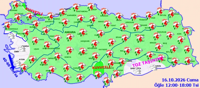 Meteoroloji Den Saganak Uyarisi-23