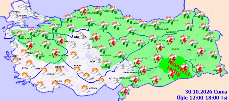 Meteoroloji Den Saganak Uyarisi-24