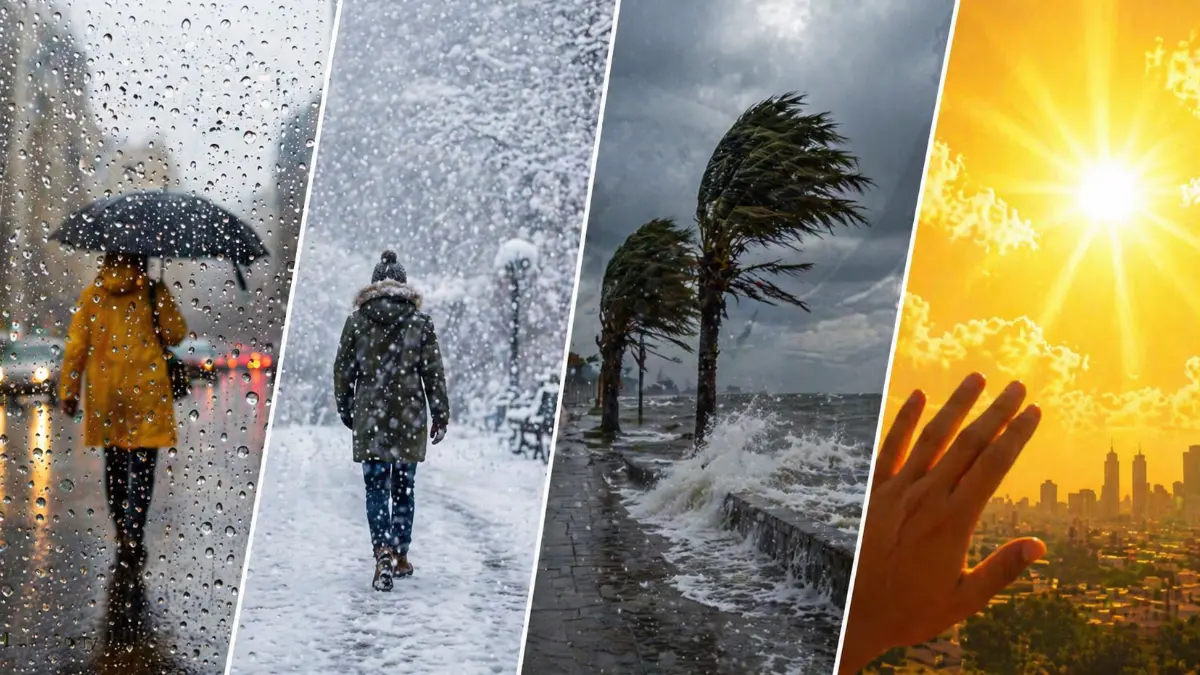 Meteoroloji Saat Vererek Uyardı Sıcaklıklar Düşüyor, Sağanak Ve Fırtına Geliyor!E