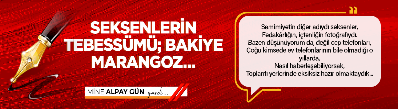 Seksenlerin tebessümü; Bakiye Marangoz…