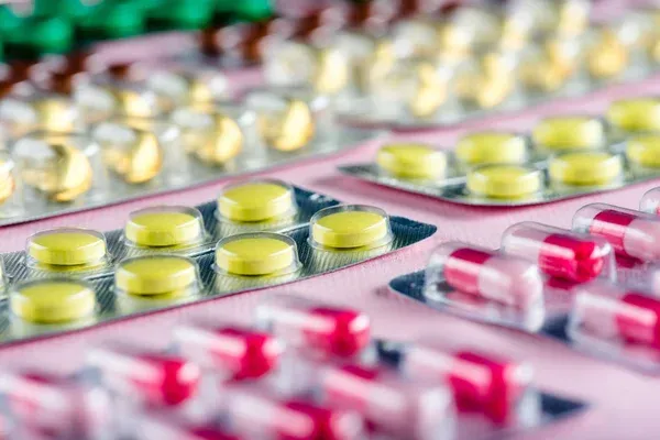 Stock Photo Medicine In Blister Packs