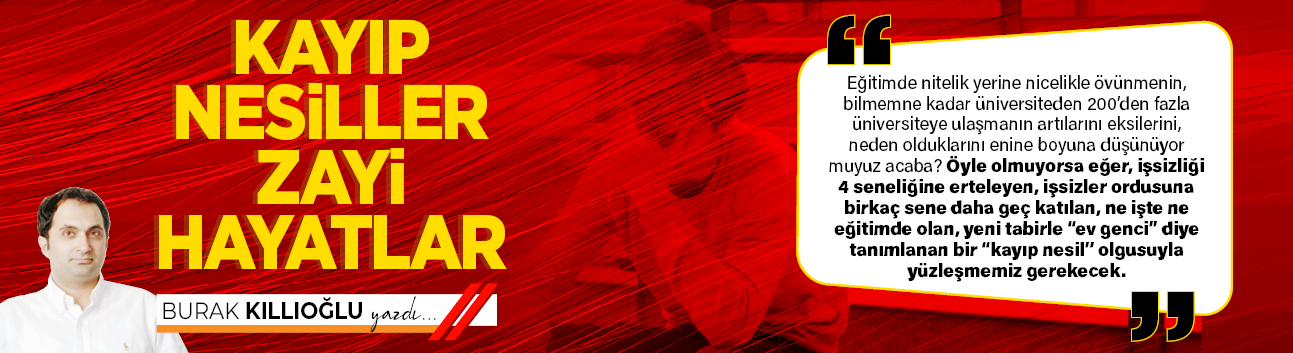 Kayıp nesiller zayi hayatlar